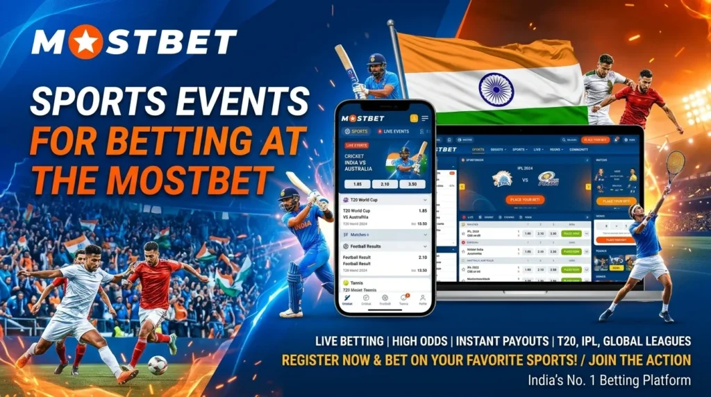 How to bet on Sports at Mostbet India